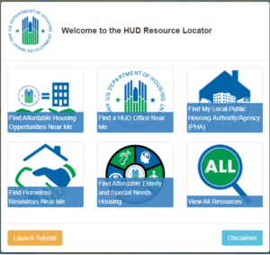 HUD Resource Locator